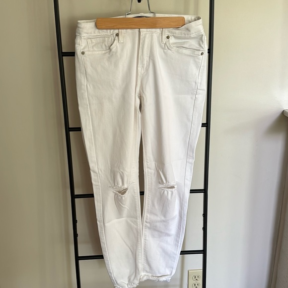 Just USA | Teagan Distressed Scissor Hem Skinny Jean
White - Picture 2 of 8